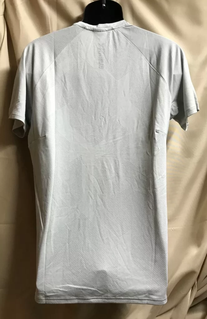Gymshark Women's Gray Shirt with Black Trim on Bottom Sides Sz M NEW - Image 3