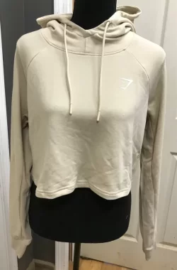 Gymshark Women's Training Cropped Long Sleeve Hoodie