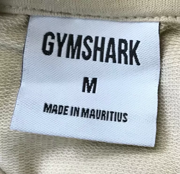 Gymshark Women's Training Cropped Long Sleeve Hoodie Beige/Tan Sz M NEW - Image 5