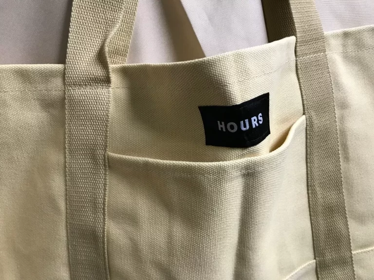 HOURS Tote Bag Canvas