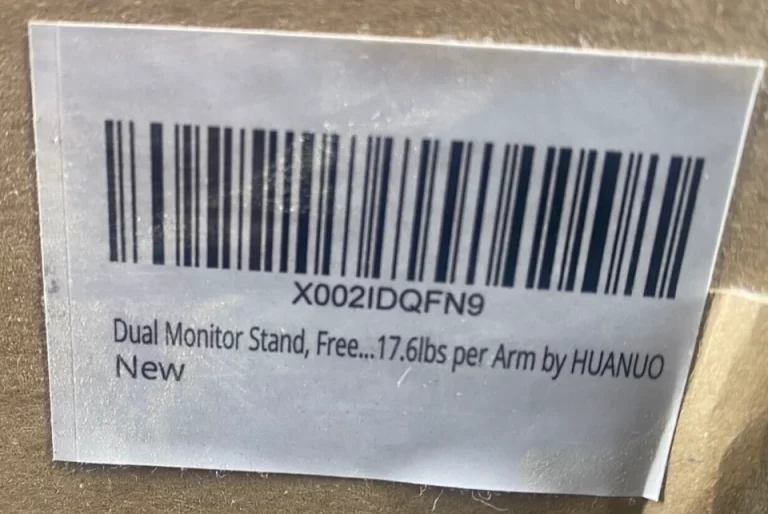 Huanuo Monitor Table Stand HNCM1 Dual Monitor Stand NEW in Box - Image 8