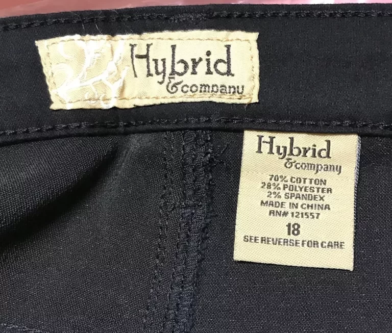 Hybrid & Company Black Bermuda Shorts Womens Sz 18 - Image 2