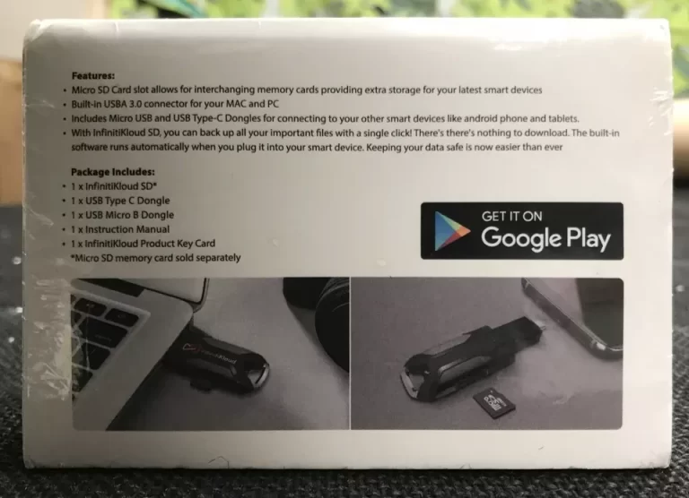 InfinitiKloud SD Compatible With PC/Mac/Android Devices Type New - Image 3