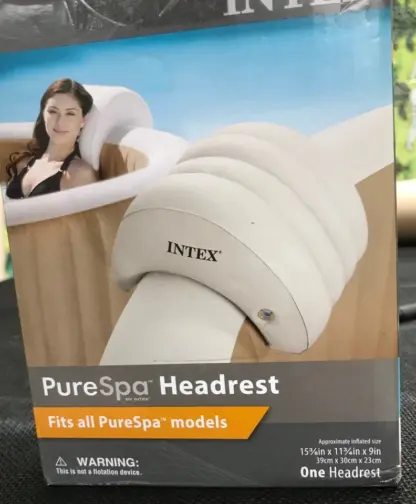 Intex Pure Spa Headrest Fits PureSpa Models Approx. 15 3/8"x11 3/4"x9" NEW - Image 3