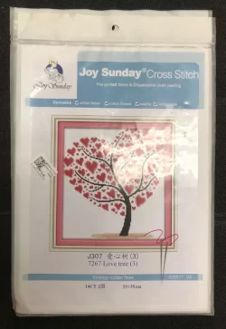 Joy Sunday Cross Stitch Love Tree