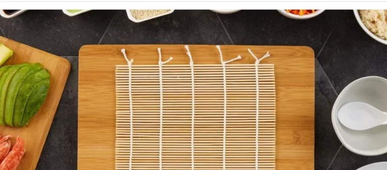 Juvale Japanese Square Natural Bamboo Sushi Rolling Ma