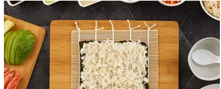 Set of 12 - Juvale Japanese 9.5" Square Natural Bamboo Sushi Rolling Mat NEW - Image 3