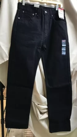 Levi 505 Regular Black Jeans
