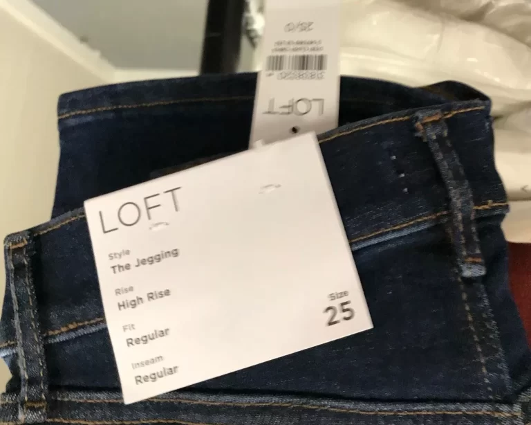 Loft Sculpt Jeggings Dark Blue High Rise Sz 25/O NEW Reg Fit & Reg Inseam NEW - Image 6