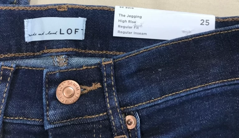 Loft Sculpt Jeggings Dark Blue High Rise Sz 25/O NEW Reg Fit & Reg Inseam NEW - Image 3
