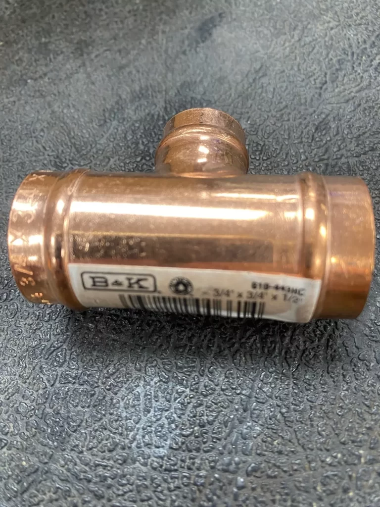 Lot of 20 Rapid Fire 610-443HC 3/4"x3/4"x1/2" Reducing Tee Copper CXCXC New - Image 5