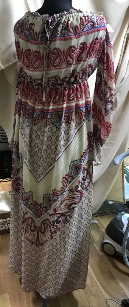 Love Reign As U Wish Dress Beige Print Sz XL NEW - Image 4