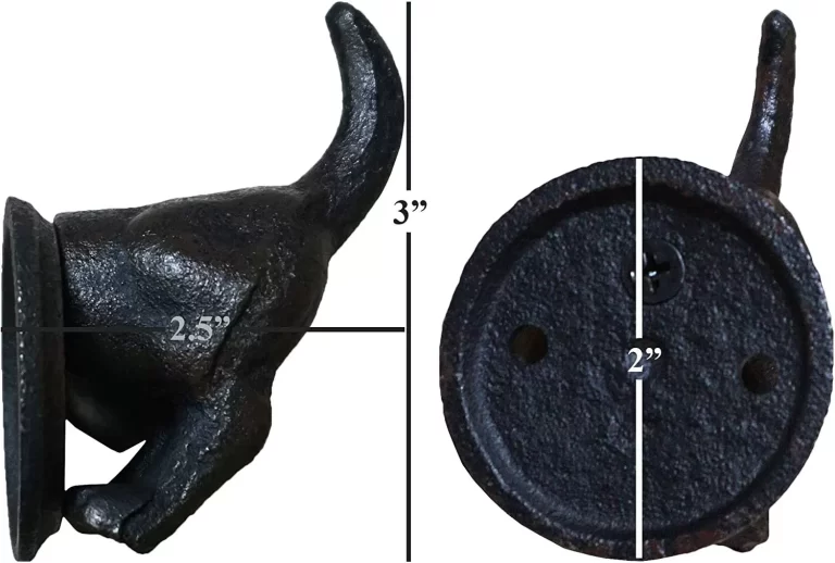 Set of 4 - Lulu Decor, H.D. Cast Iron Dog Key Hook with Mount Plate - NEW - Image 4