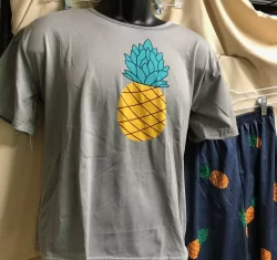 M 160 84A Child's Pajama Set Pineapples