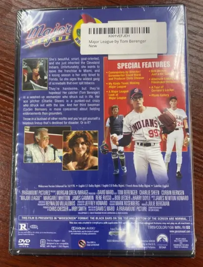 Major League Wild Thing Edition DVD Wide Screen by Tom Berenger NEW SEALED - Image 3
