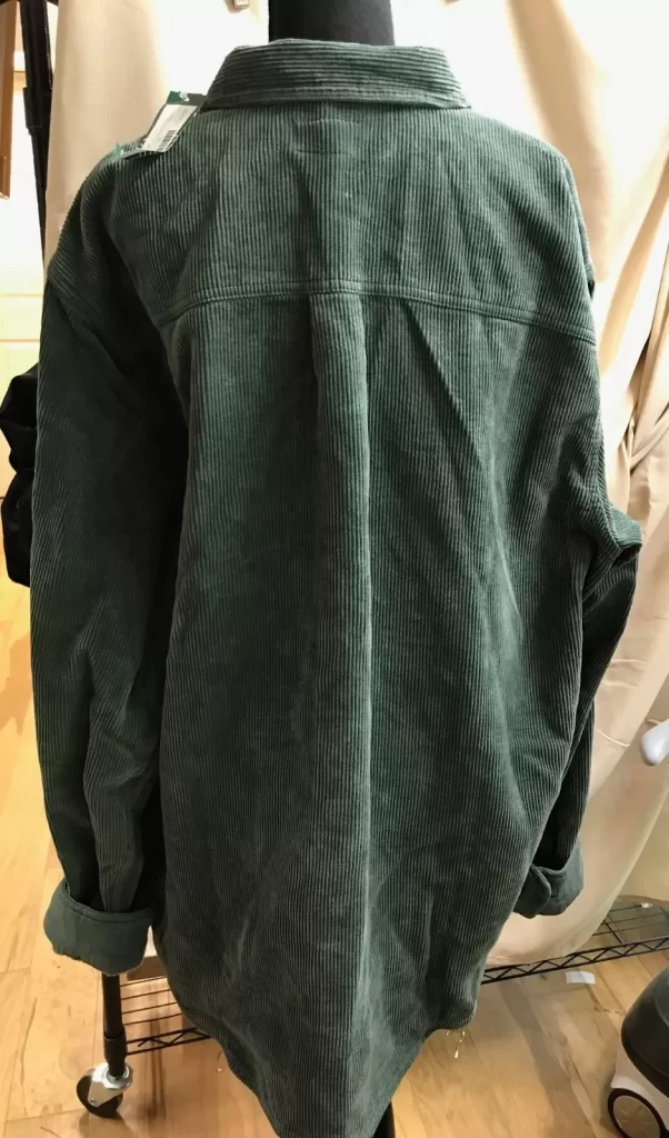 Marine Layer Max Broken in Corduroy Overshirt Bistro (Dark) Green Sz 2XL NEW - Image 3