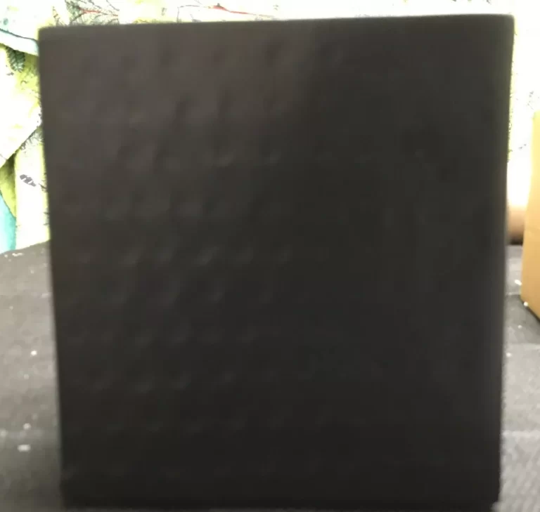 Metal Tissue Box Cover Matte Black NEW SKU 19127 - Image 3