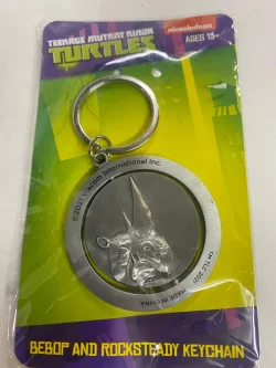 NEW UNOPENED Bebop and Rocksteady Keychain