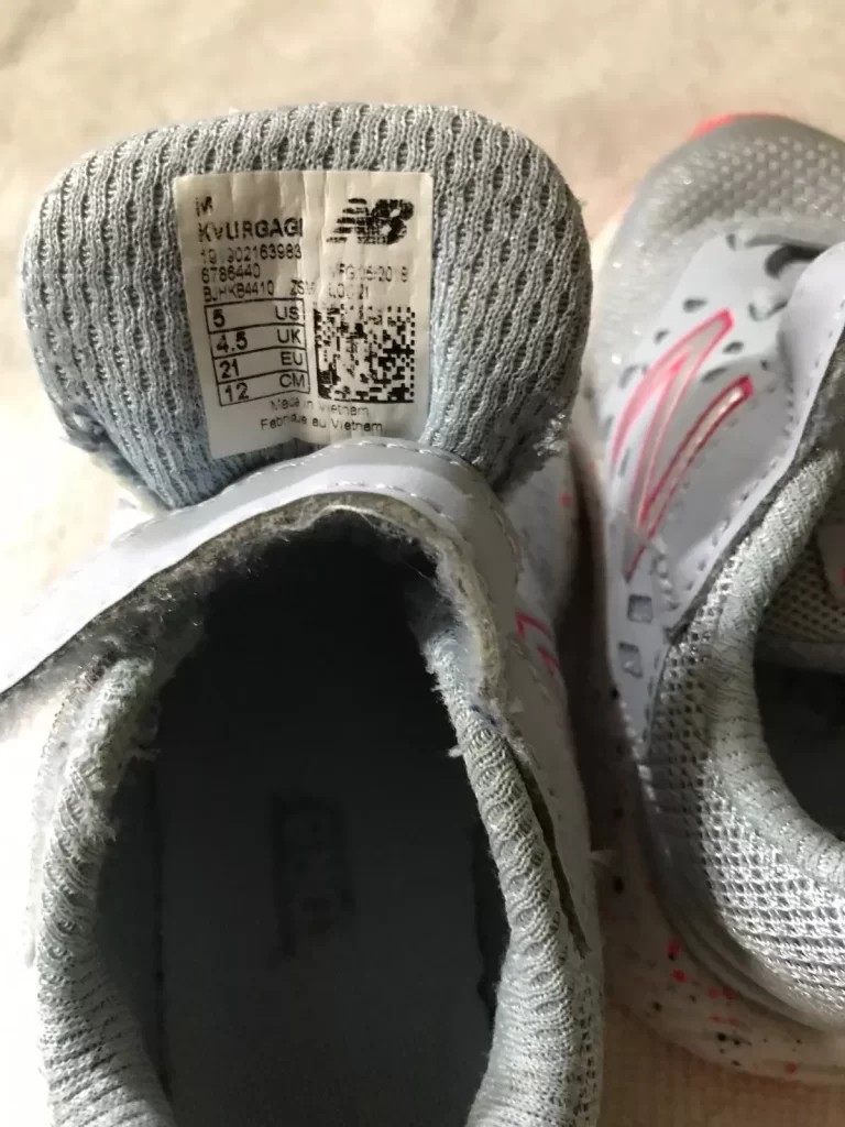 New Balance Toddler Girl Shoes Fuel Core Urge Light Blue with Red N & Speckled S - Image 6