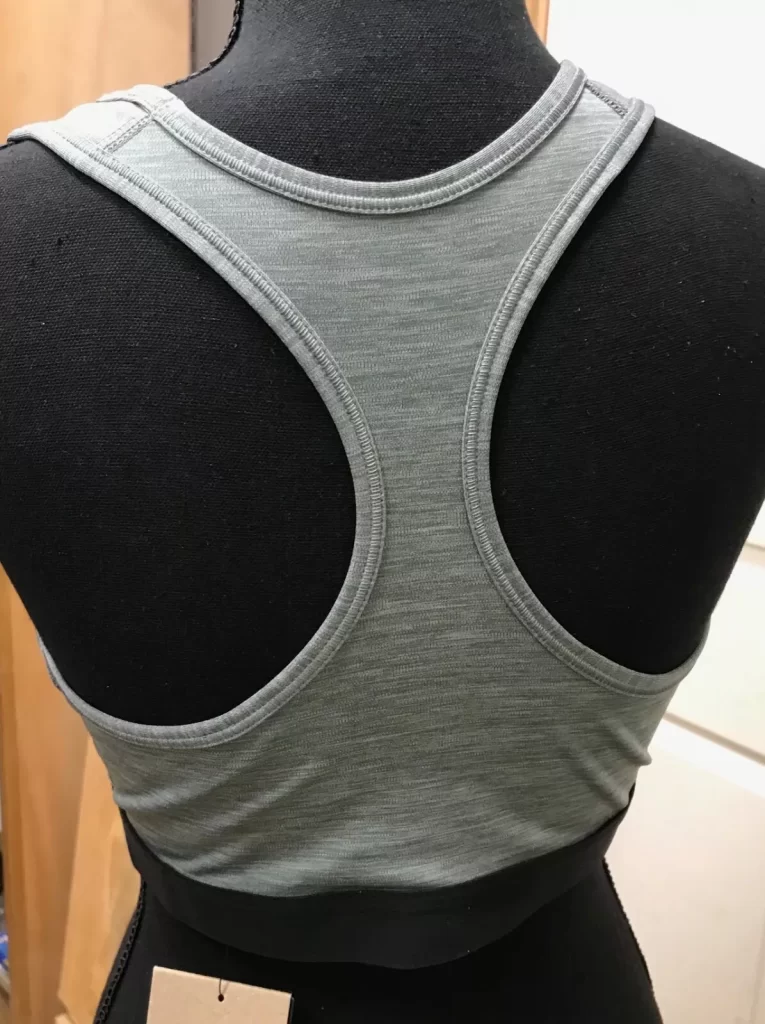 Nike Women's Training Swoosh Bra Gray & Black NEW - Image 3