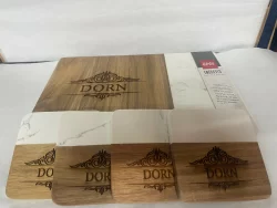 P Graham Dunn Engraved Wood Marble Cutting Board