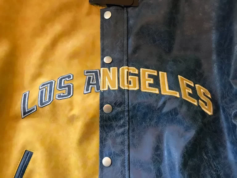 PLT Blue Faux Leather Oversized Blue Jacket Los Angeles Sz M NEW - Image 6