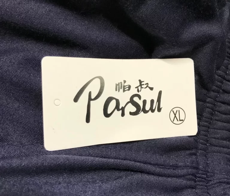 ParSul Navy Blue Pants with Elastic Waist & Draw String Sz XL NEW - Image 5