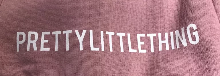 Pretty Little Thing PLT Joggers Pale Pink High Waisted Cuffed Sz S NEW - Image 3