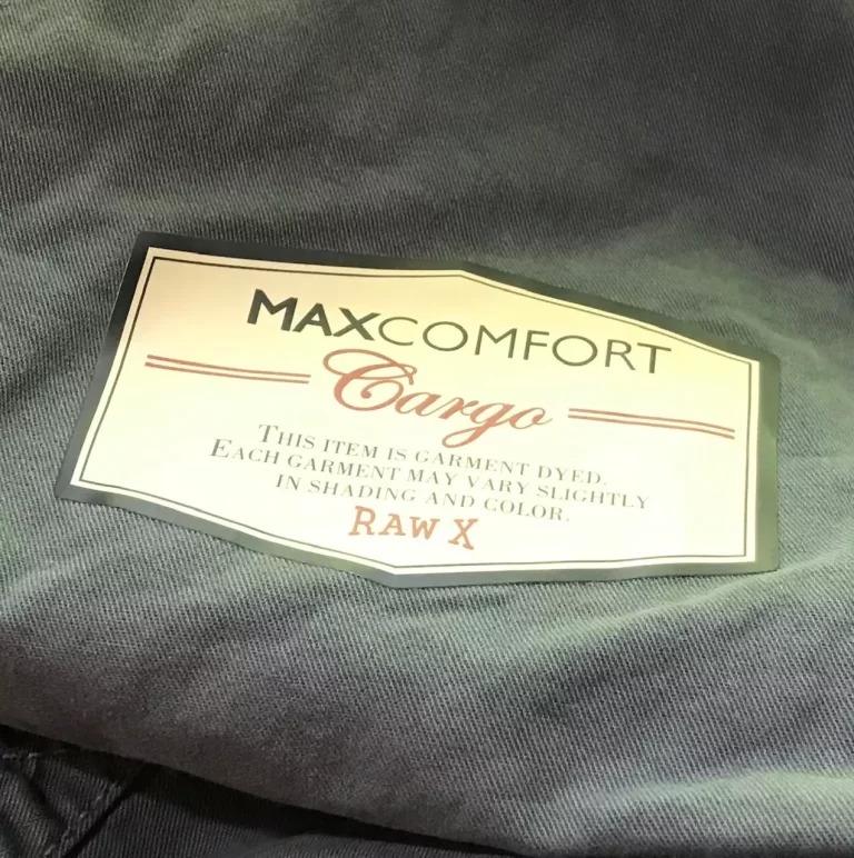 Raw X Apparel MaxComfort Cargo Dyed Gray Sz 34 Shorts With Belt NEW - Image 4