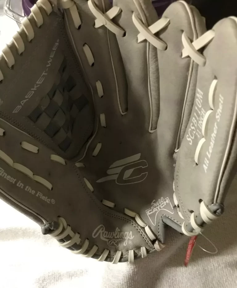 Rawlings Zero Shock SCSB110M Gray Softball Sure Catch Glove Sz Reg  NEW - Image 4