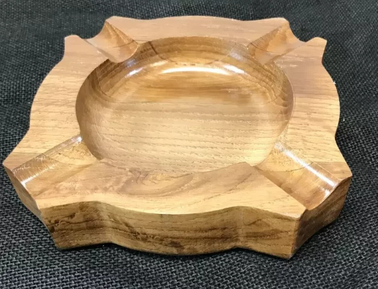 Rogoz Wooden Ashtray 4-slot Heavy NEW - Image 5