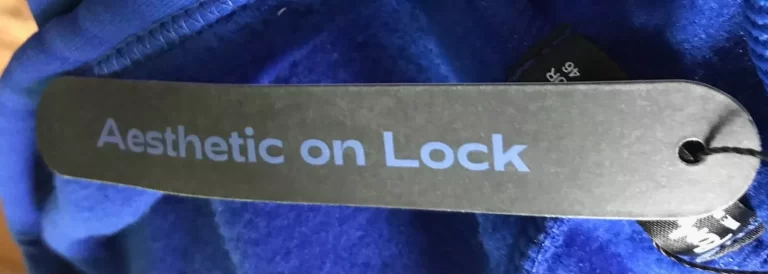 Romwe Aesthetic on Lock Royal Blue Hoodie Sz S 36 Wandering Soul NEW - Image 9