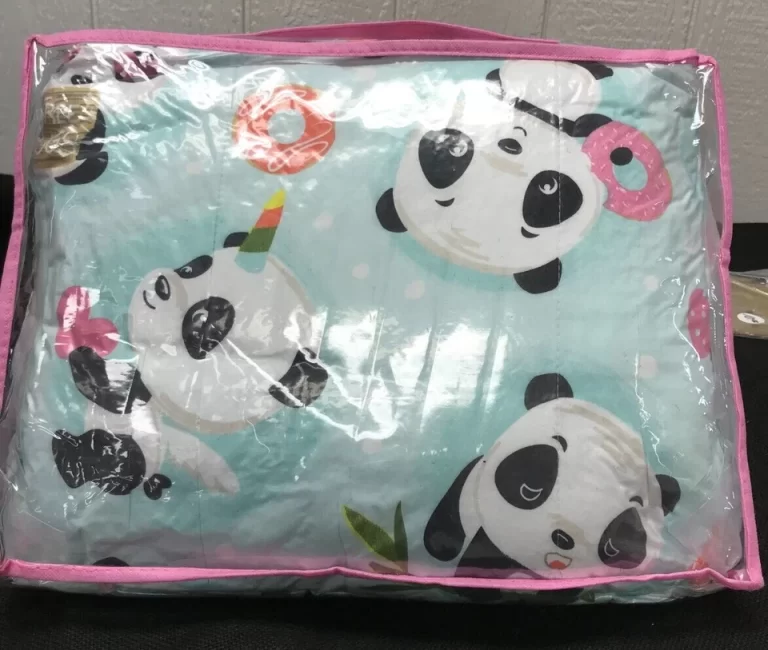 Sapphire Home Kids Girls Teen Comforter Set w/Sham & Decorative Pillow Panda NEW - Image 5