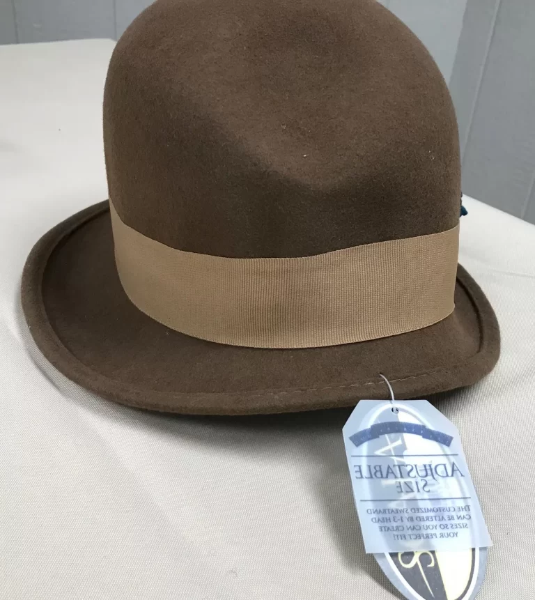 Scala Woman's Hat Handmade One Size Pecan Color Felt with Felt Flowers NEW - Image 5