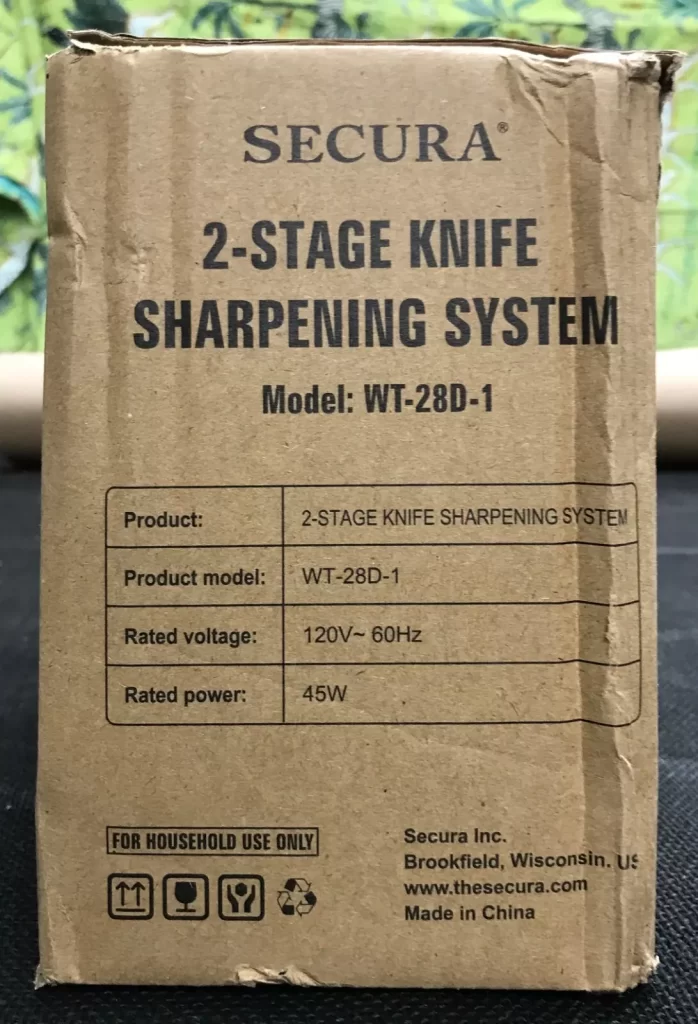 Secura 2-Stage Knife Sharpening