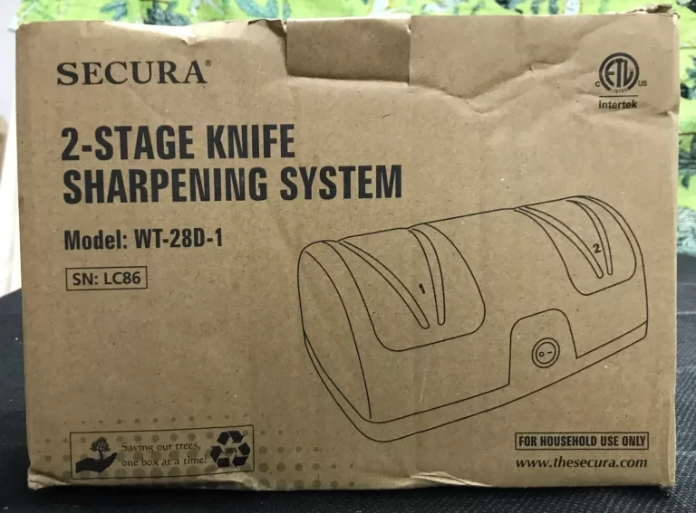 Secura 2-Stage Knife Sharpening System Model WT-28D-1 AN: LC86 NEW - Image 7