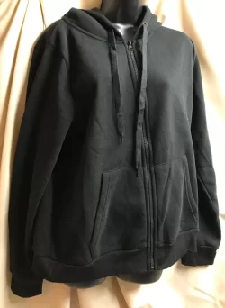 Spark Black Hooded Jacket