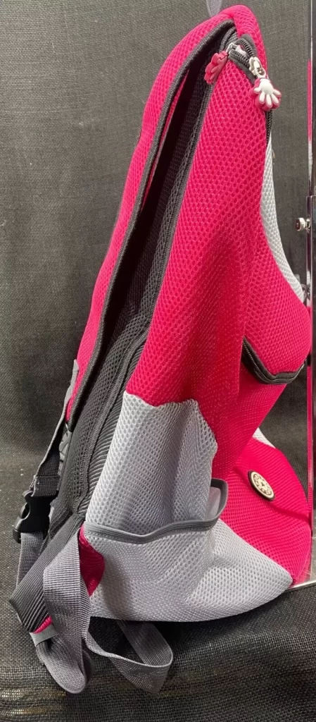 Sport Pet Backpack Carrier Dog Front Chest  Pet Carrier Pink & Gray NEW - Image 5