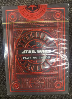 Star Wars Playing Cards The Power of the Dark Side Now I Am The Master Red