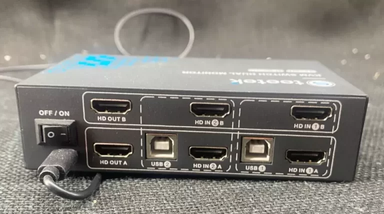 Steetek KVM Switch Dual Monitor 2-Port 4K@60Hz New - Image 5