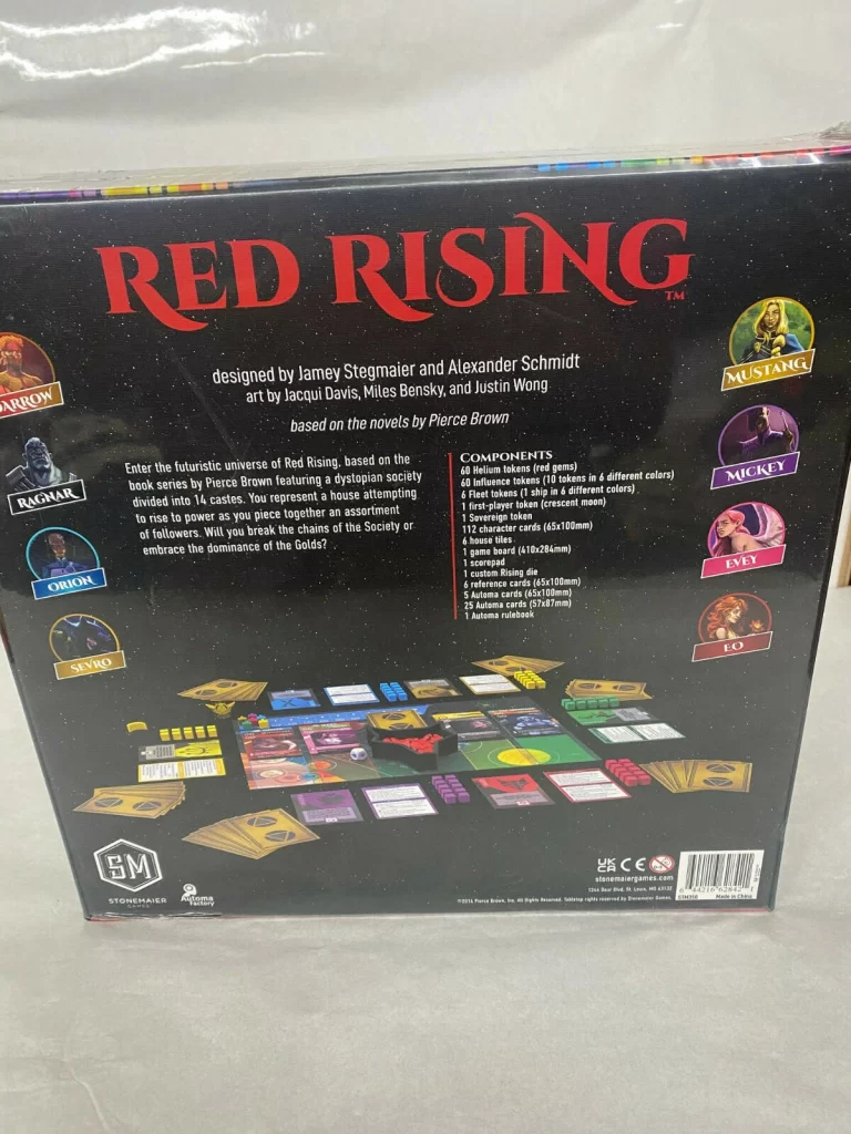 Stonemaier Red Rising Automa Factory Boardgame NEW Sealed - Image 9