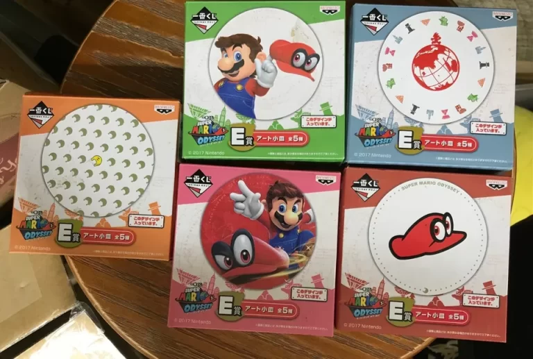 Super Mario Odyssey Mini Plate 2017 Nintendo Banpresto Set of 5 NEW - Image 9