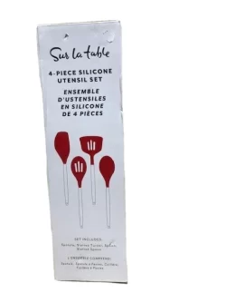 Sur La table 4 Piece Silicone Utensil Set