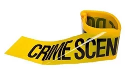 Tapix Crime Scene Tape Do Not Cross Bold Yellow & Black