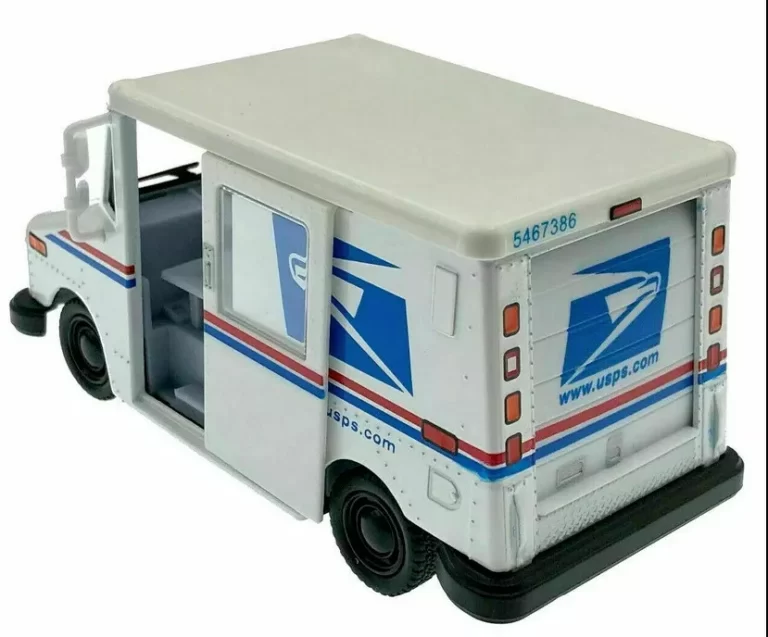 U.S. Mail Delivery Truck Postal Service Diecast Model Toy Display Car White USPS - Image 4
