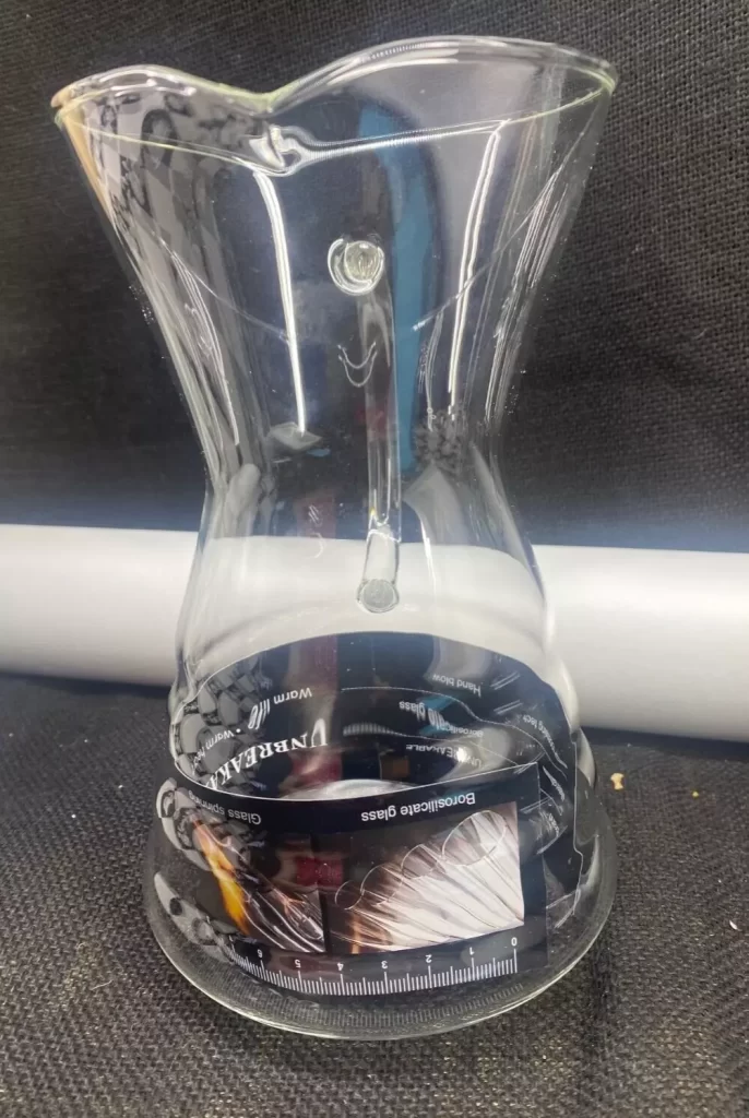UNBREAKABLE Coffee Pot Hand Blown Borosilicate Heat Resistant - Image 8