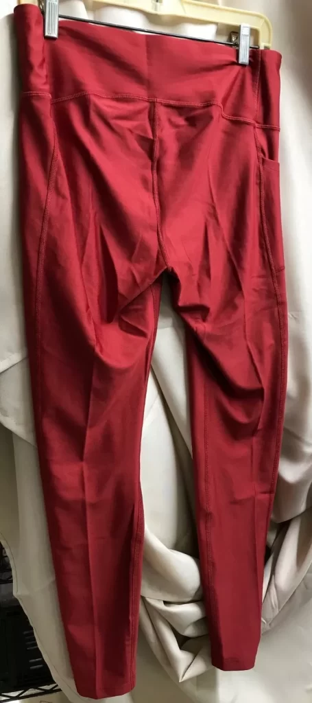Under Armour Womens Hi-Rise Compression Leggings Red/Pink Clay Sz XL NEW - Image 10