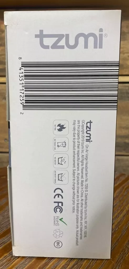 Verge Headset On Air PodCast Series Tzumi Bluetooth 5.0 NEW - Image 8