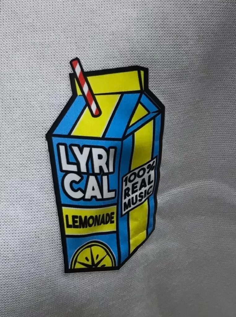 White Hoodie Lyri Cal Lemonade 100% Real Music Sz M NEW - Image 3