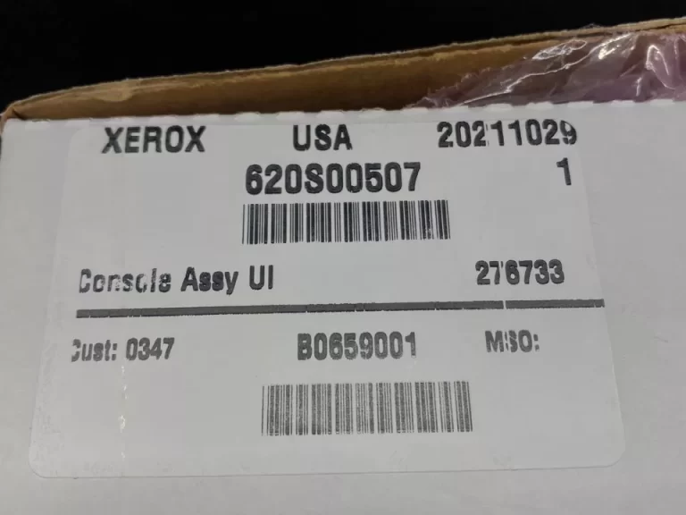 XEROX – CONSOLE ASSEMBLY UI 620s00507 - Refurbished - Image 5